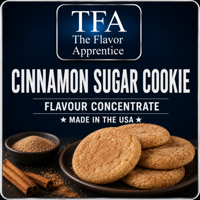 The Flavor Apprentice Cinnamon Sugar Cookie